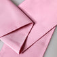 Pink Silk Fringes Neck Wrap Foulard Scarf