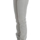 Pants Gray Cotton Blend Super Slim Fit Jeans
