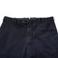 Dark Blue Mid Waist Skinny Chino Trouser Pants