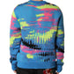 Multicolor Men Crew Neck Pullover Sweater