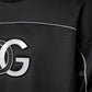 Black DG Logo Crew Neck Sweatshirt Sweater