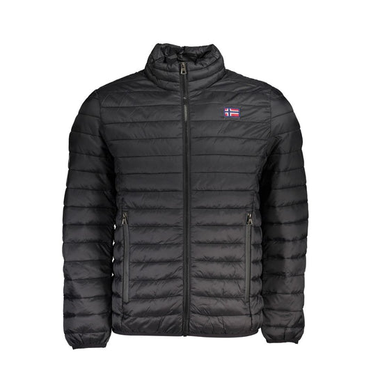 Black Polyamide Men's Jacket