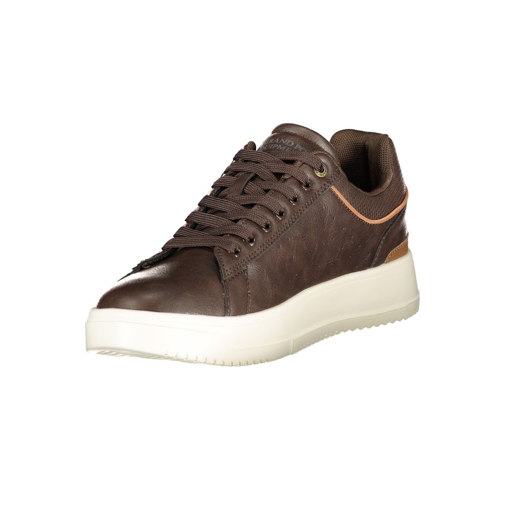 Marrone Poliuretano Men Sneaker