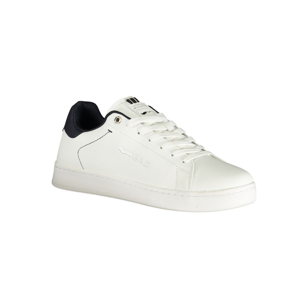 White Polyurethane Men's Sneaker