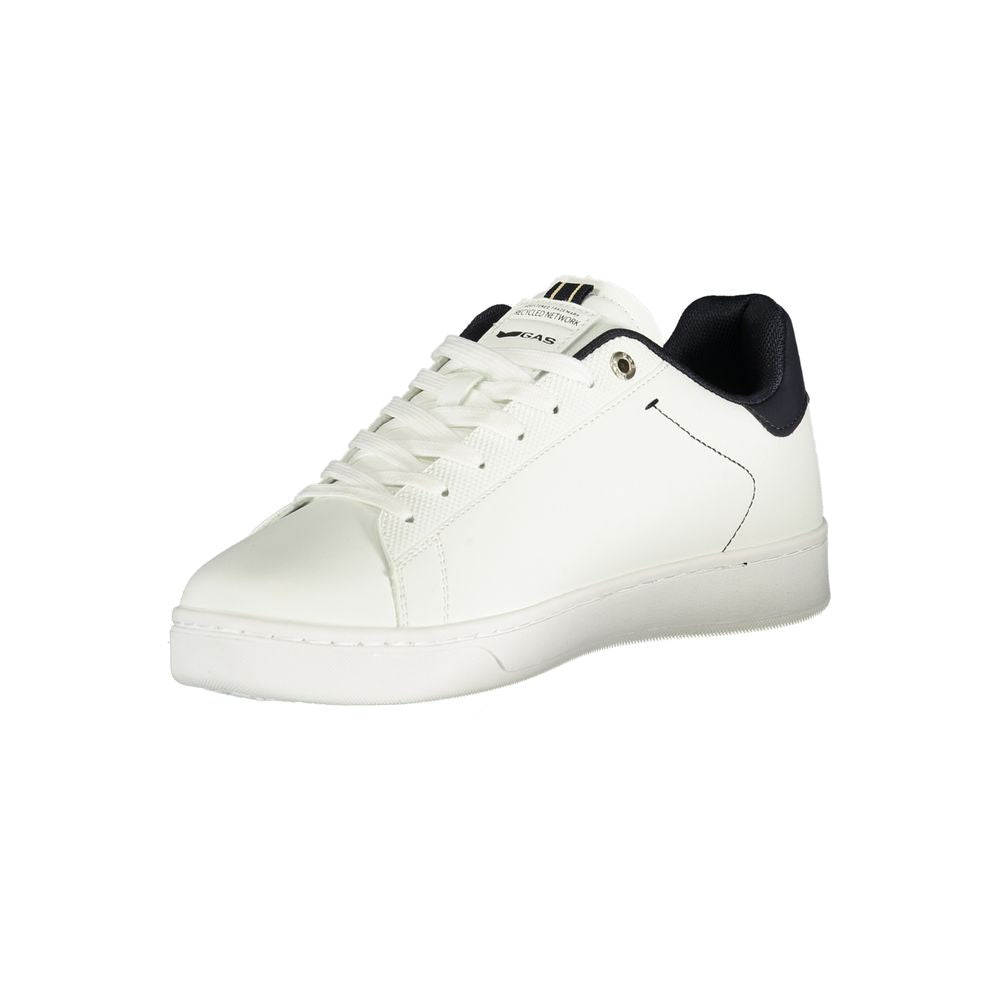 White Polyurethane Men's Sneaker