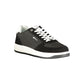 Black Polyurethane Men Sneaker