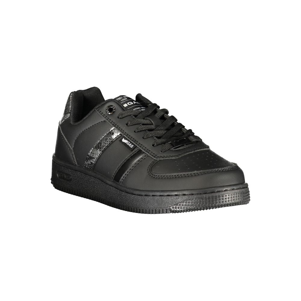 Black Polyurethane Women's Sneaker