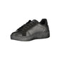 Black Polyurethane Women Sneaker