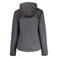 Black Polyester Women Jacket