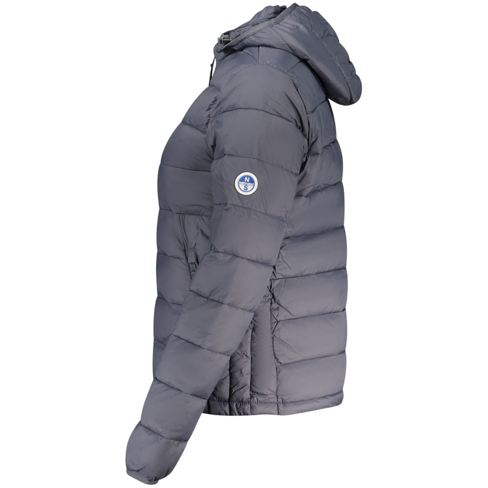 Grigio Polyester Women's Jacket