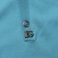 Teal Wool Collared Polo Pullover Sweater