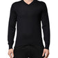 Black Cashmere V-Neck Men Pullover Sweater