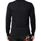 Black Cashmere V-Neck Men Pullover Sweater