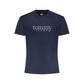 Blue Cotton Men T-Shirt
