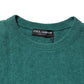 Dark Green Cotton Blend Men Crew Neck T-shirt