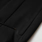 Black Viscose Bodycon Sheath Midi Dress