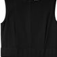 Black Sleeveless Sheath Knee Length Dress