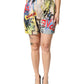 Multicolor Graffiti HighWaist Bermuda Shorts