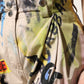 Multicolor Graffiti HighWaist Bermuda Shorts