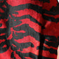 Black Red Jacquard High Waist Mini Skirt