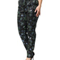 BlueGreen Floral Metallic Slim Trouser Pants