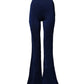 Navy Blue HighWaist Flare Leg Trouser Pants