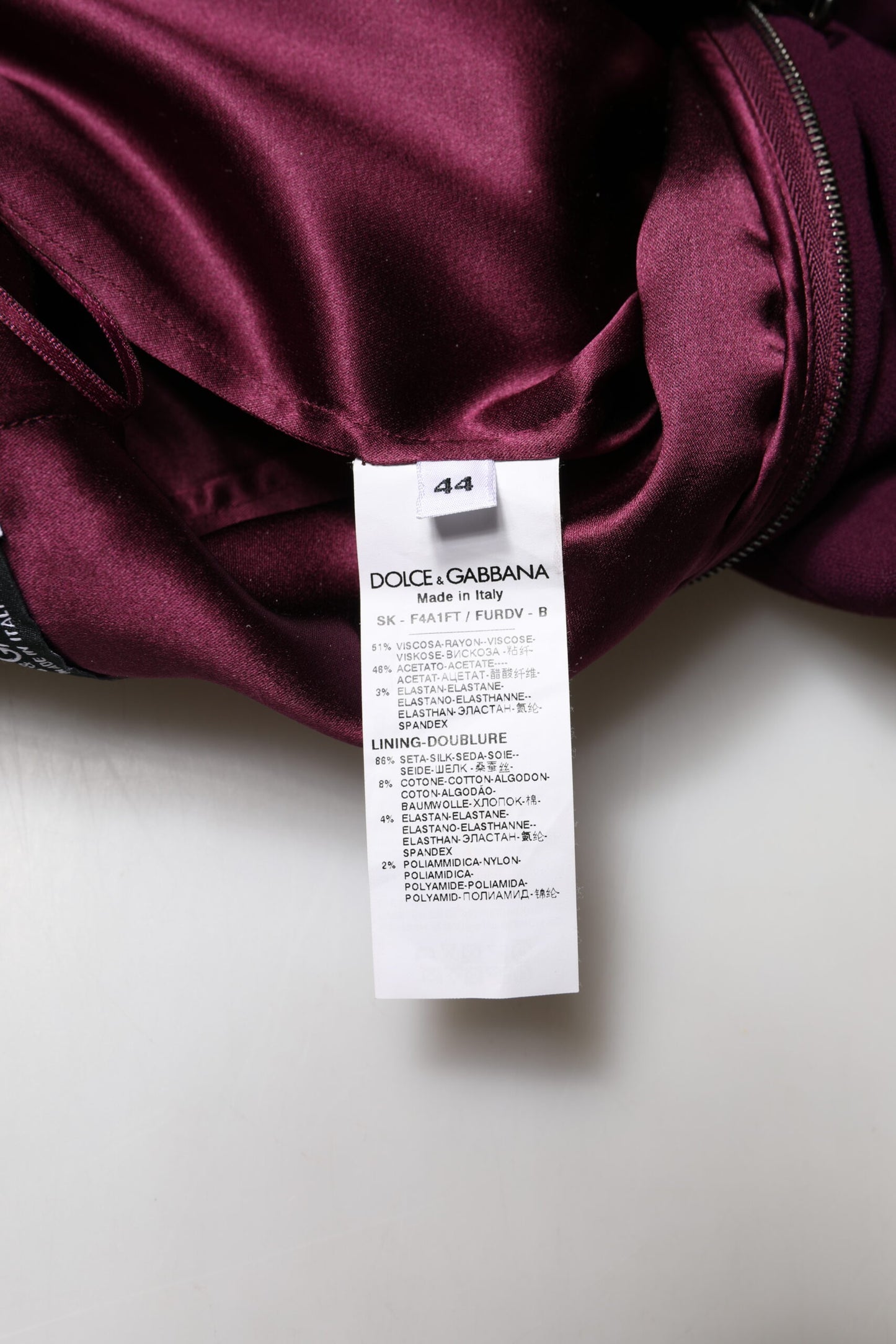 Maroon Mid Waist Pencil Cut Midi Skirt