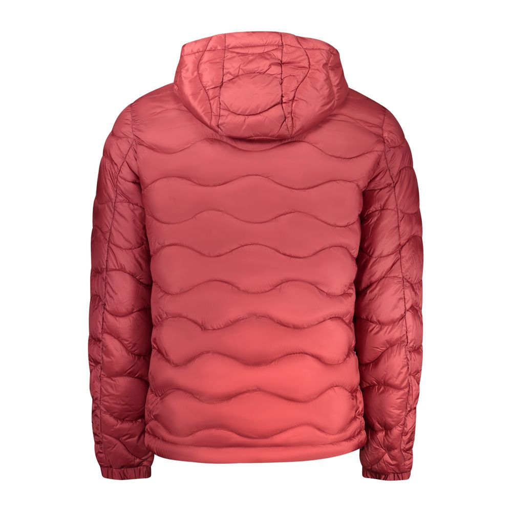 Red Polyamide Men's Jacket