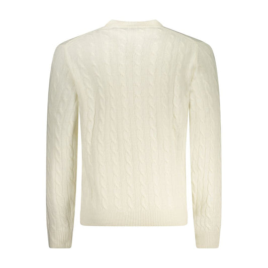 Bianco Poliammide Mens Sweater