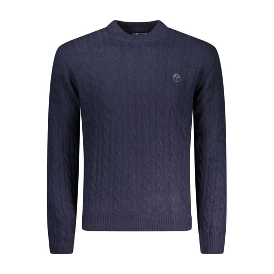 Blue Polyamide Men's Sweater