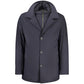 Blue Polyester Men's Jacket