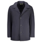 Blue Polyester Men's Jacket
