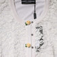 Cream Lace Knit Rose Button Cardigan Sweater