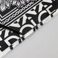 Black Bandana Print Silk Neck Foulard Scarf