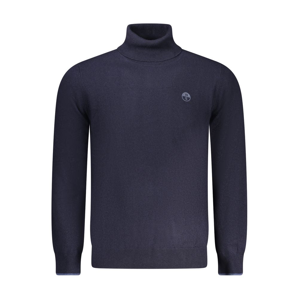 Blue Polyamide Men's Sweater