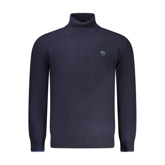 Blue Polyamide Men's Sweater