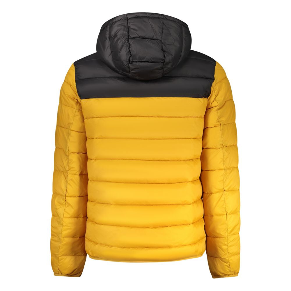 Yellow Polyamide Men's Jacket