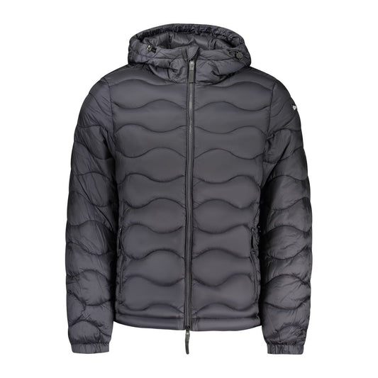 Black Poliammide Men's Jacket