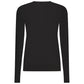Black Viscose Women Sweater