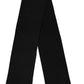 Black Wool Knitted Neck Wrap Foulard  Scarf