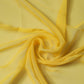 Yellow Silk Neck Wrap Square Foulard Scarf