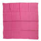 Pink Silk Neck Wrap Square Foulard Scarf