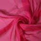 Pink Silk Neck Wrap Square Foulard Scarf