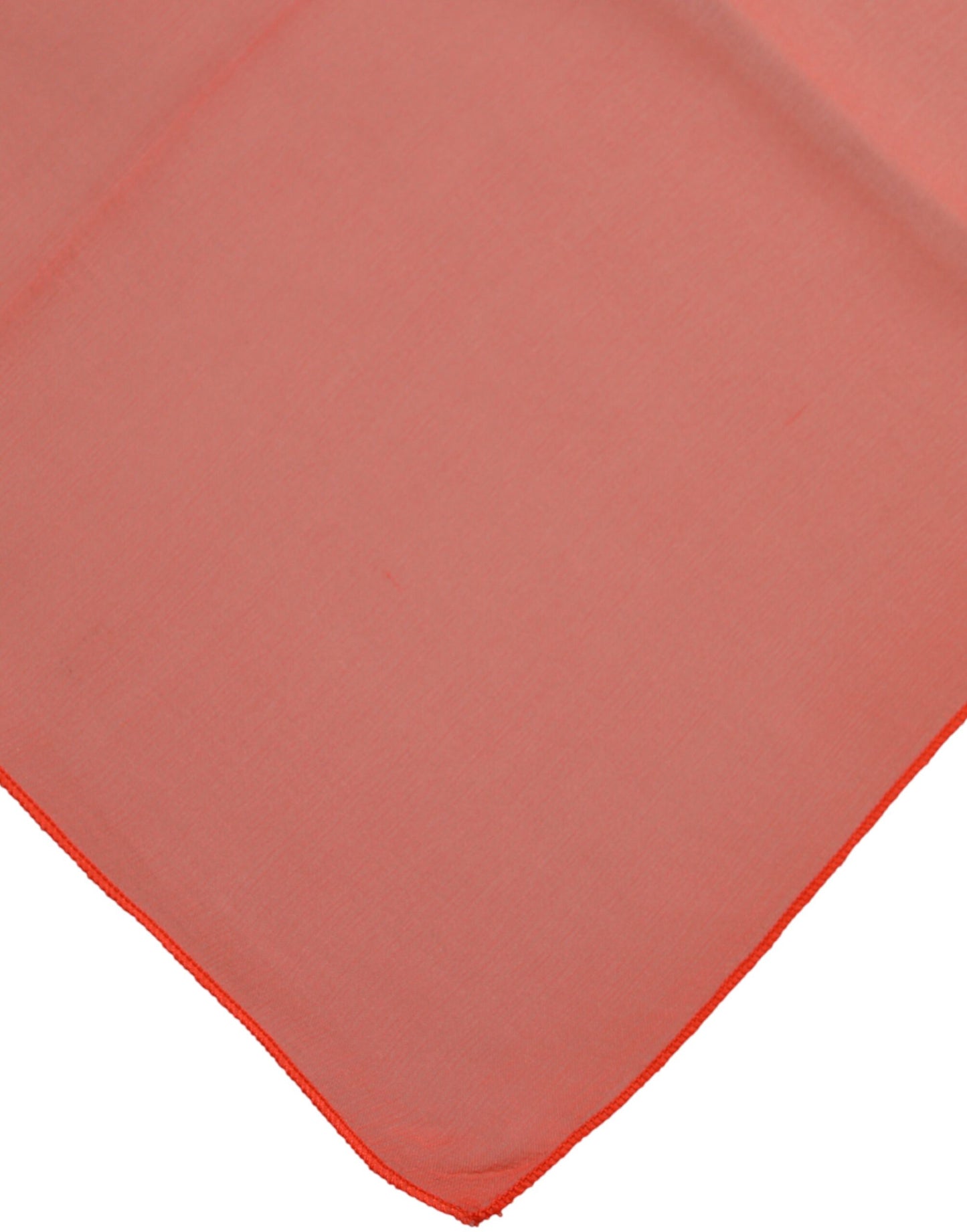 Orange Silk Neck Wrap Square Foulard  Scarf