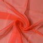 Orange Silk Neck Wrap Square Foulard  Scarf