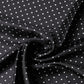 Black Polka Dot Silk Square Foulard Scarf