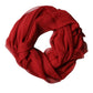 Red Stole Silk Neck Wrap Shawl Men Scarf