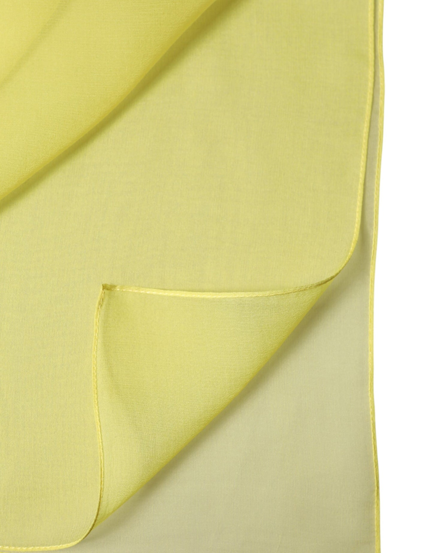 Yellow Stole Silk Neck Wrap Shawl Men  Scarf