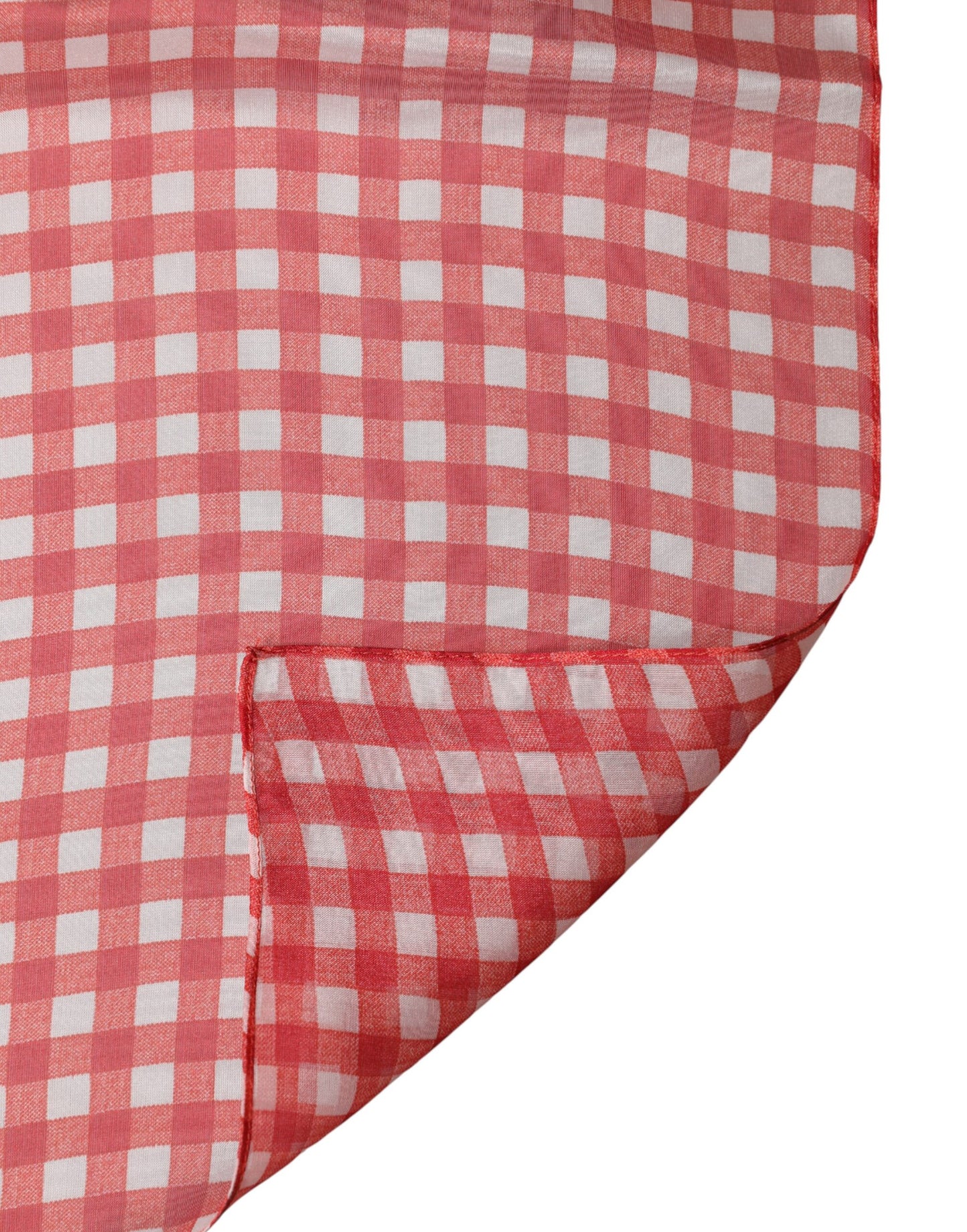 Red Checkered Plaid Neck Wrap Shawl  Scarf