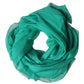 Green Stole Silk Neck Wrap Shawl Scarf